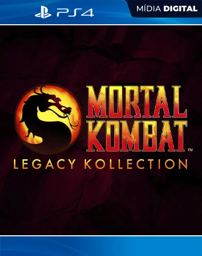 Mortal Kombat: Legacy Kollection Playstation 4 Mídia Digital
