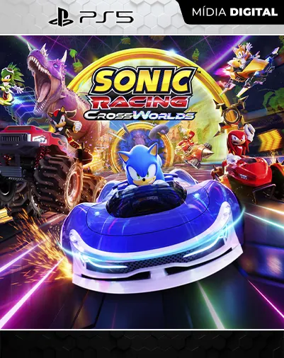 Sonic Racing: CrossWorlds Playstation 5 Mídia Digital