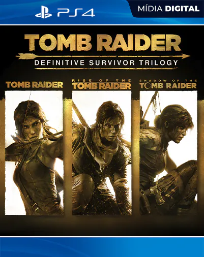 Tomb Raider: Definitive Survivor Trilogy Playstation 4 Mídia Digital
