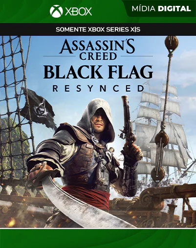 Assassin's Creed Black Flag Resynced XBOX Series X|S Mídia Digital