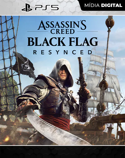 Assassin's Creed Black Flag Resynced Playstation 5 Mídia Digital